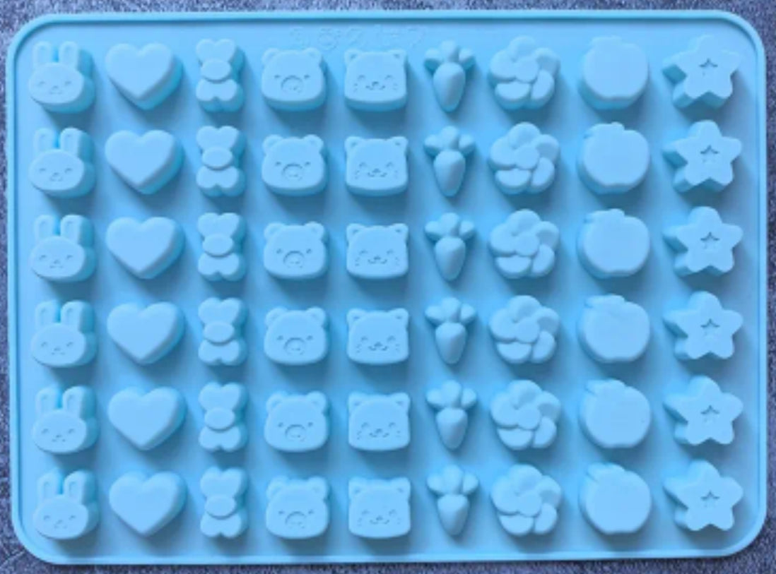Moule P'tits Z'animaux / formes BLEU