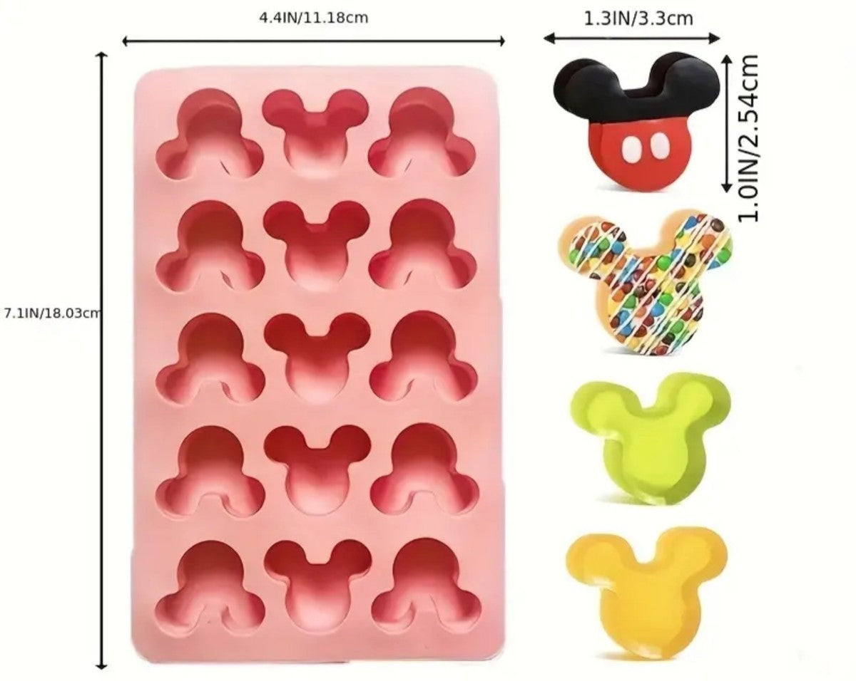 Moule chocolats forme " Mickey-Minnie "