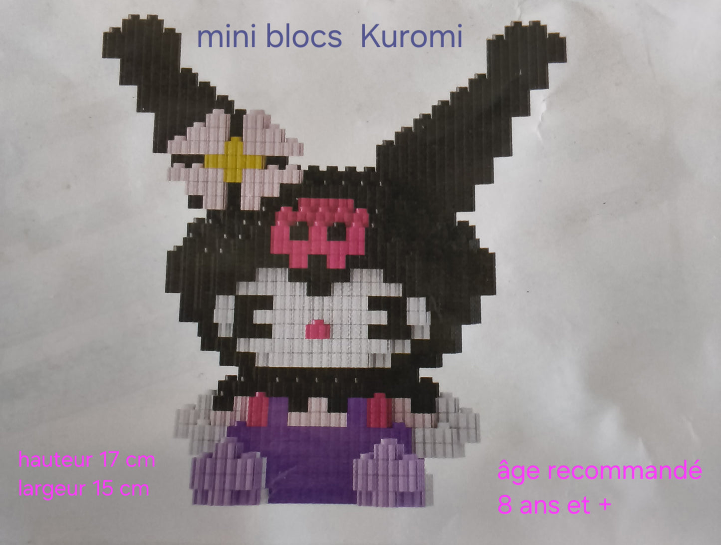 Mini bricks de construction Kuromi