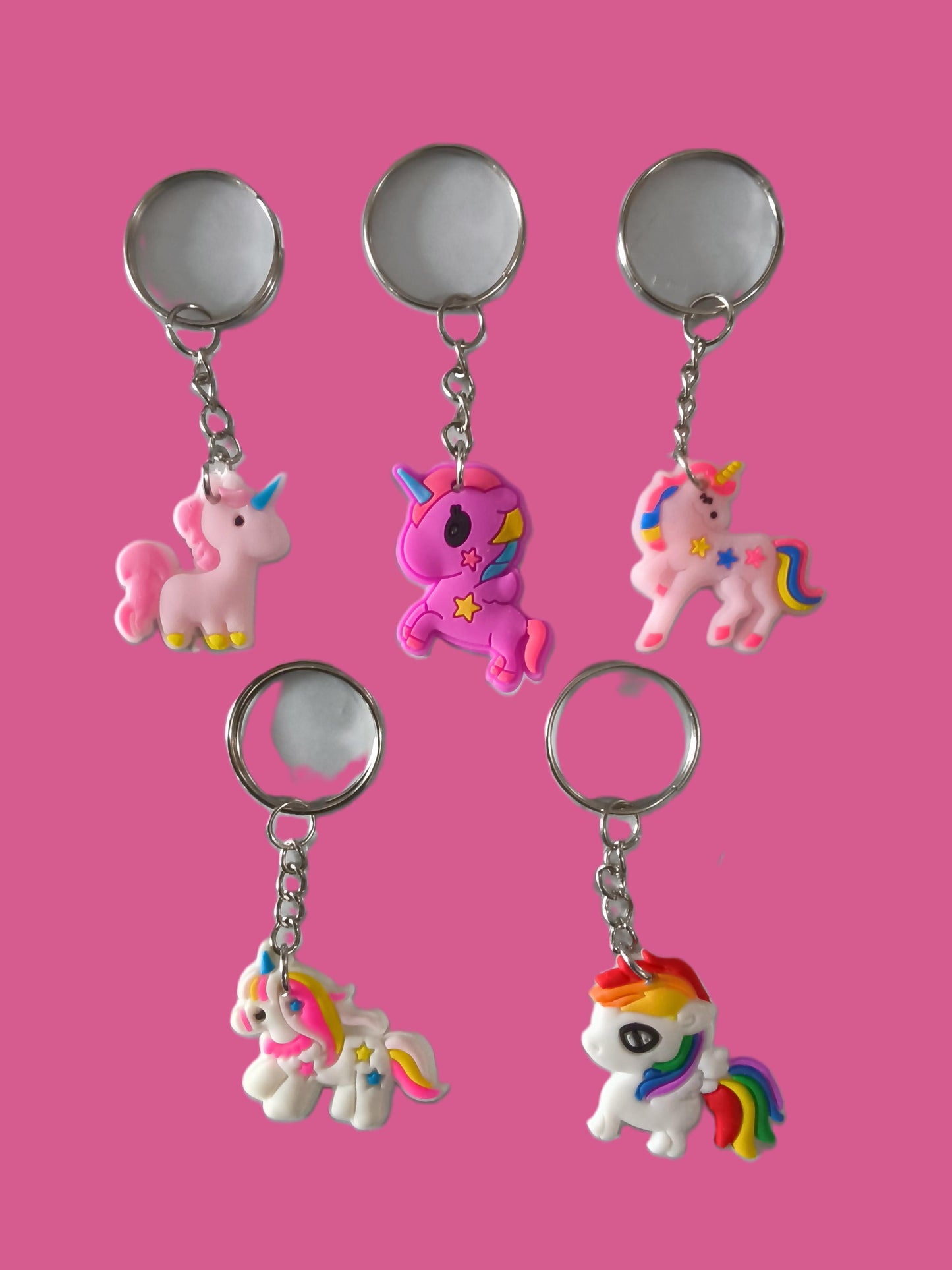 5 petits porte clés Licorne 🦄