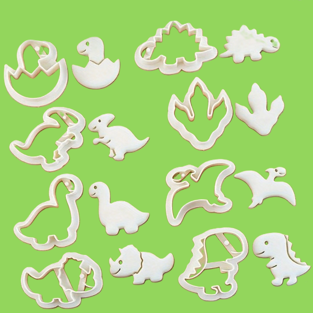 8 emporte pièces Dinosaures