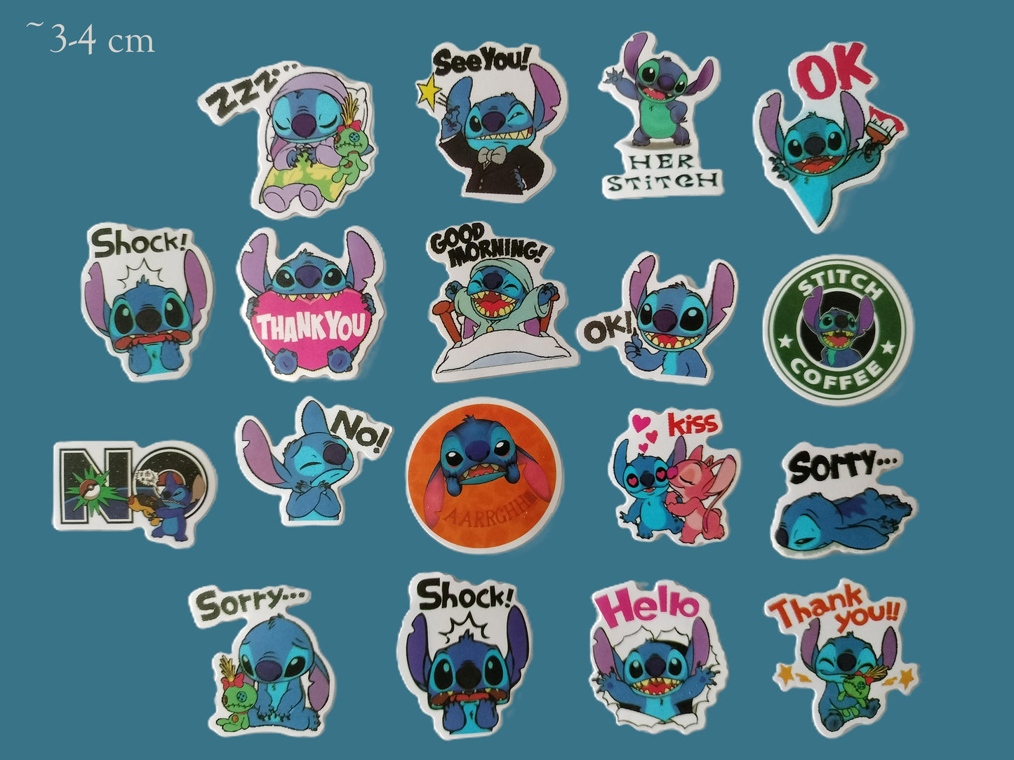 18 stickers Stitch