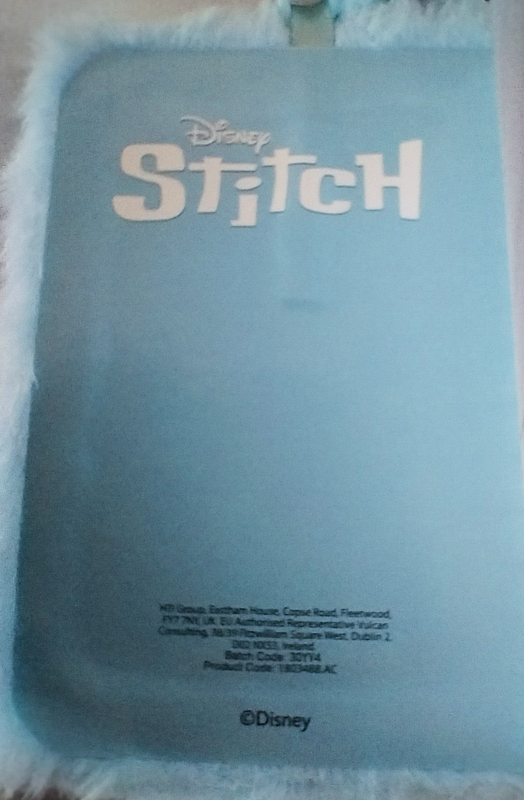 Petit carnet Stitch couverture fluffy