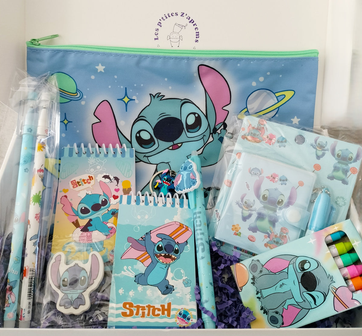Box papeterie Stitch - 10 pièces