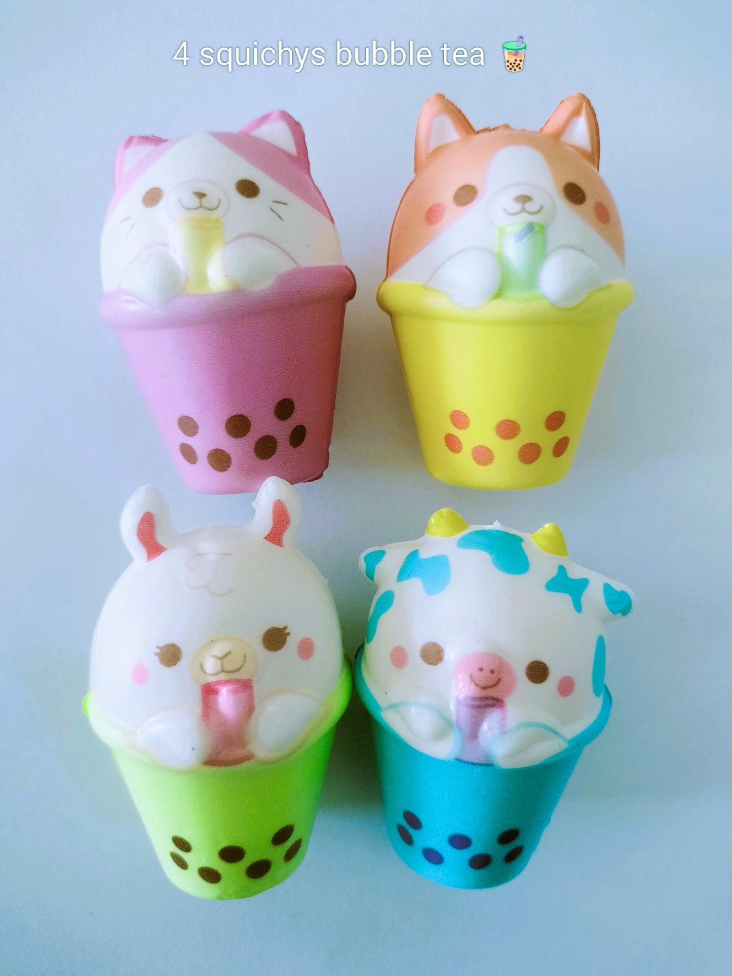 4 Squishys Bubble tea