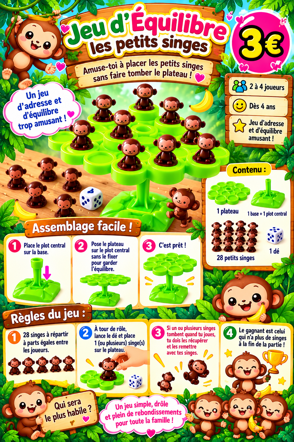 Les P'tits singes en équilibre