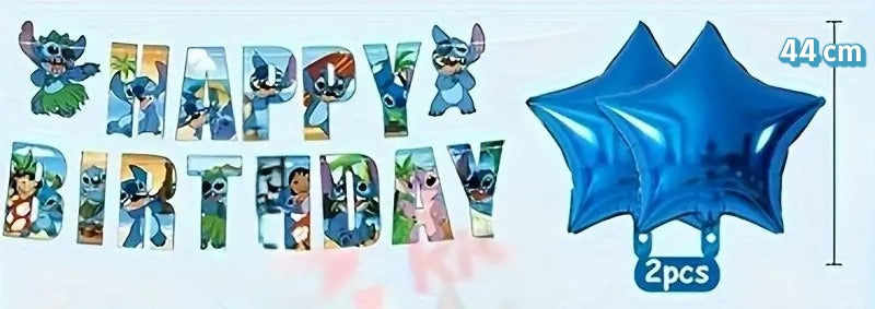 Kit Anniversaire Stitch & Angel ( 109 pièces )