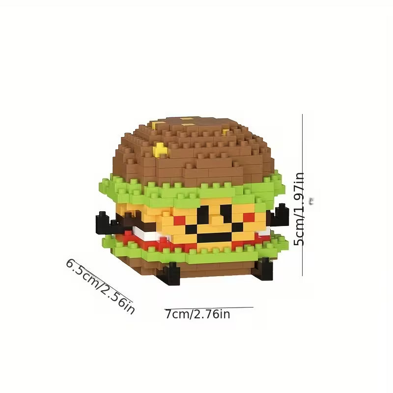 Mini bricks de construction - Hamburger