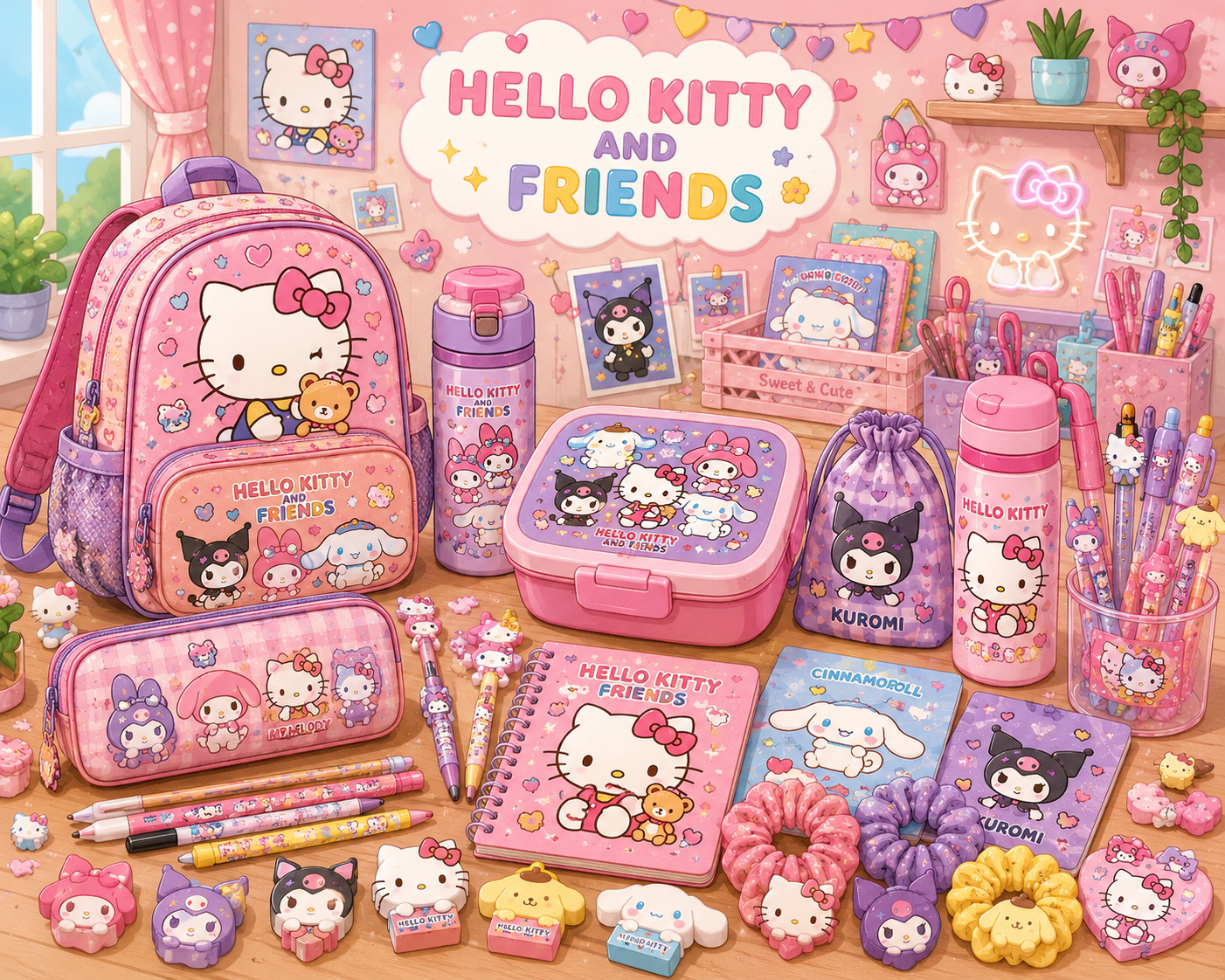 Les P'tits fans d'Hello Kitty and Friends