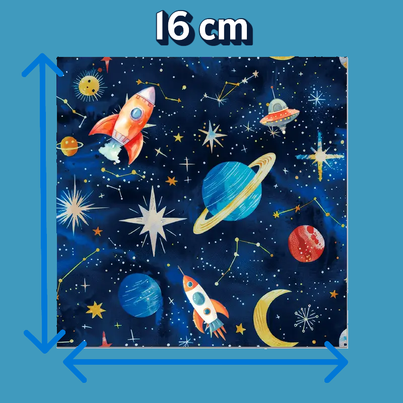 Kit anniversaire Espace ( 20 pièces )