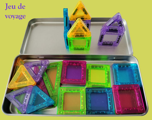 Jeu de construction magnétique - Jeu de voyage