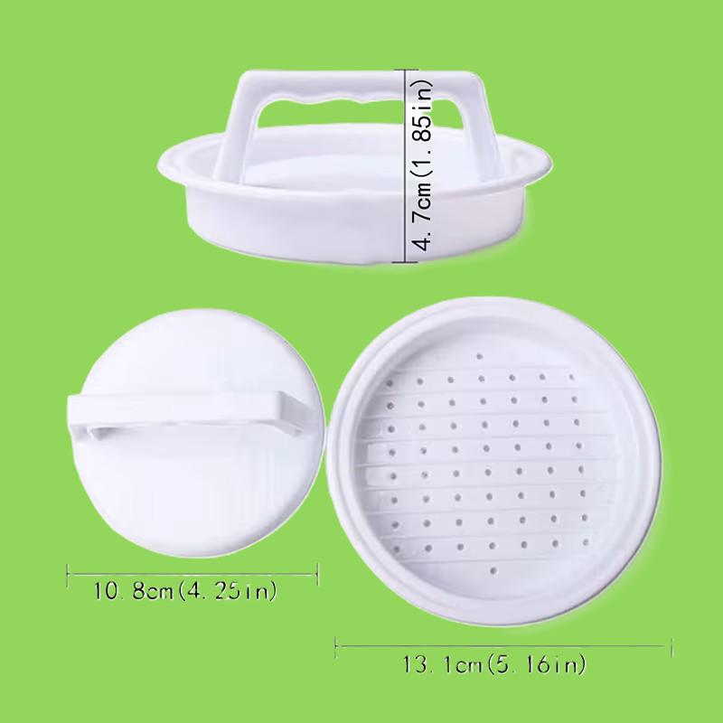 P'tit kit Hamburger - 4 porte burger + 1 presse burger