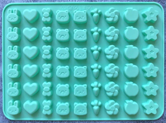 Moule p'tits Z'animaux / formes VERT