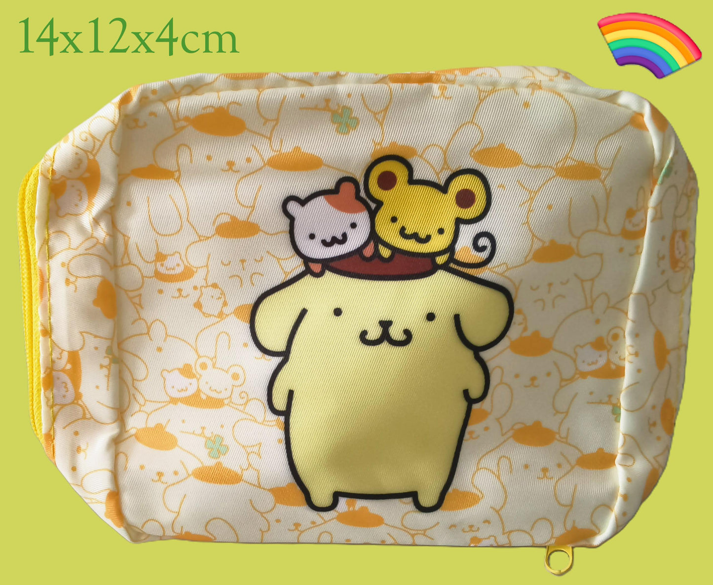 Pochette Pompom purin