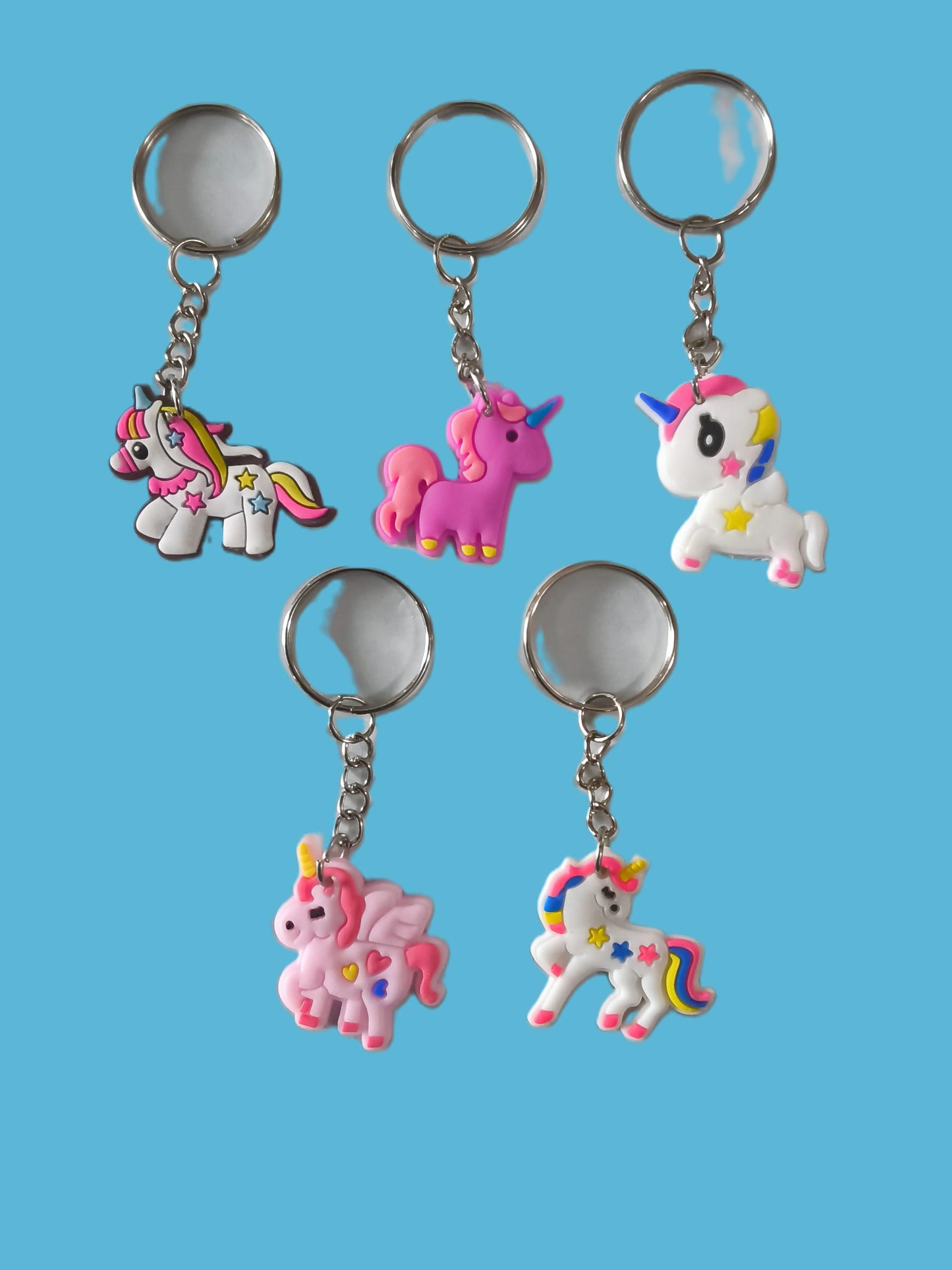 5 petits porte clés Licorne 🦄