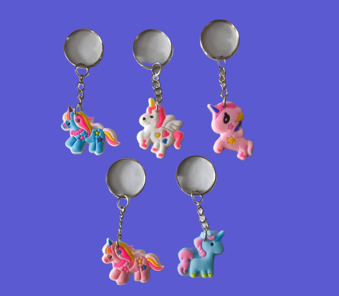 5 petits porte clés Licorne 🦄
