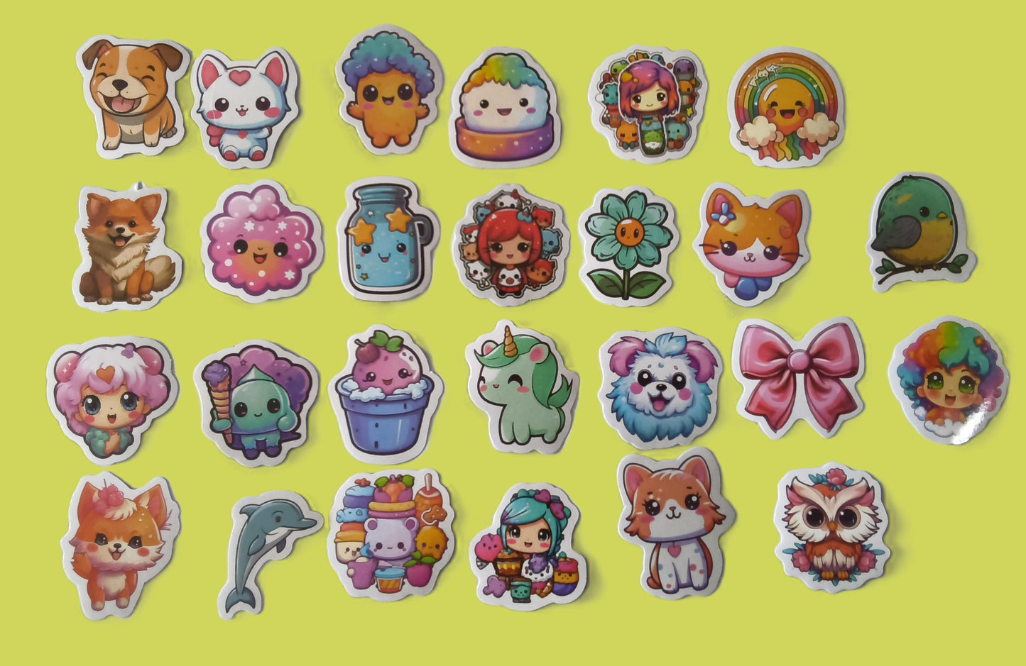 26 stickers Kawaï