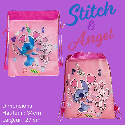 1 sac à cordons Stitch & Angel