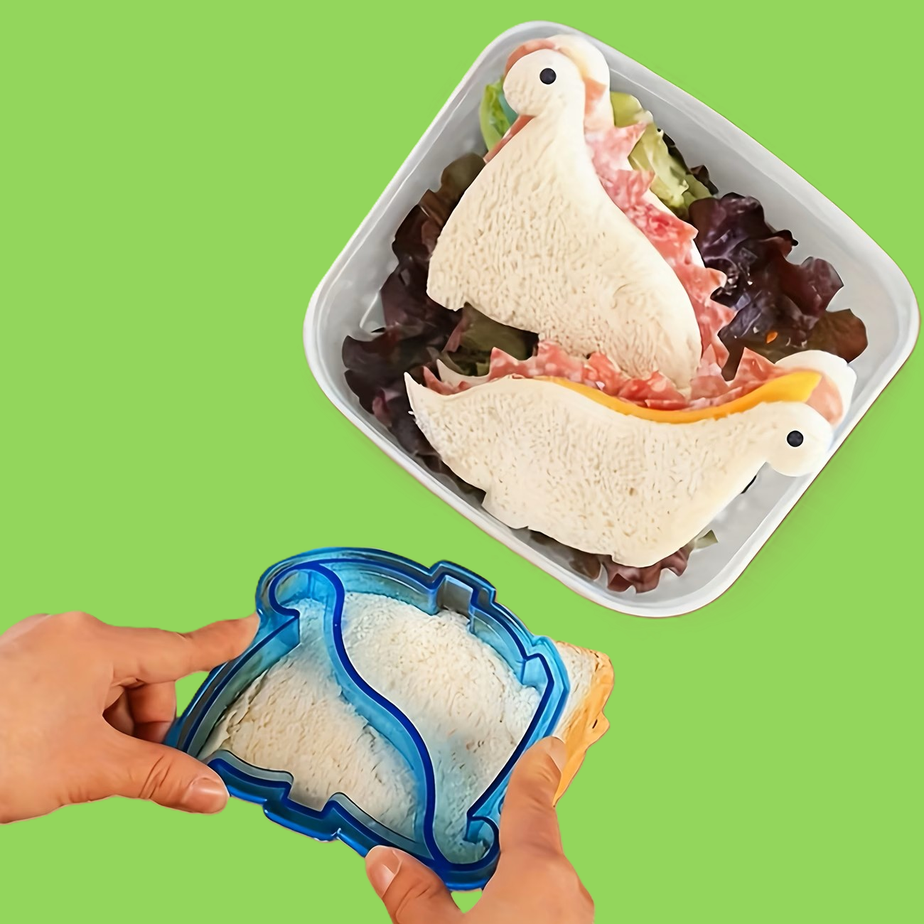 Découpeur scelleur de sandwich Dinosaures ( 2 pièces )