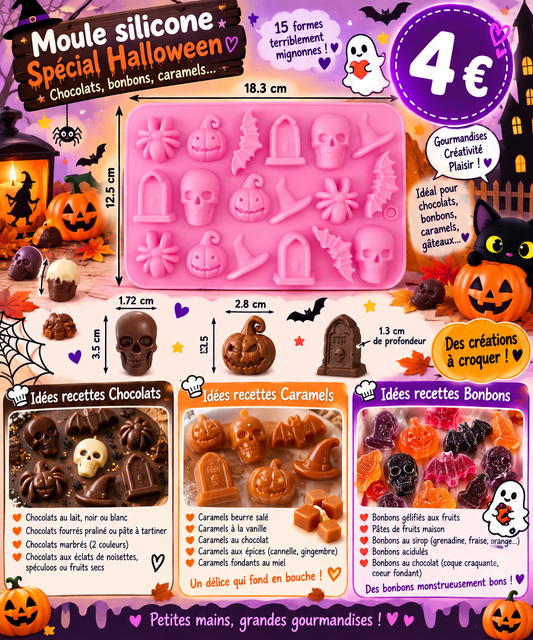 Moule silicone Halloween