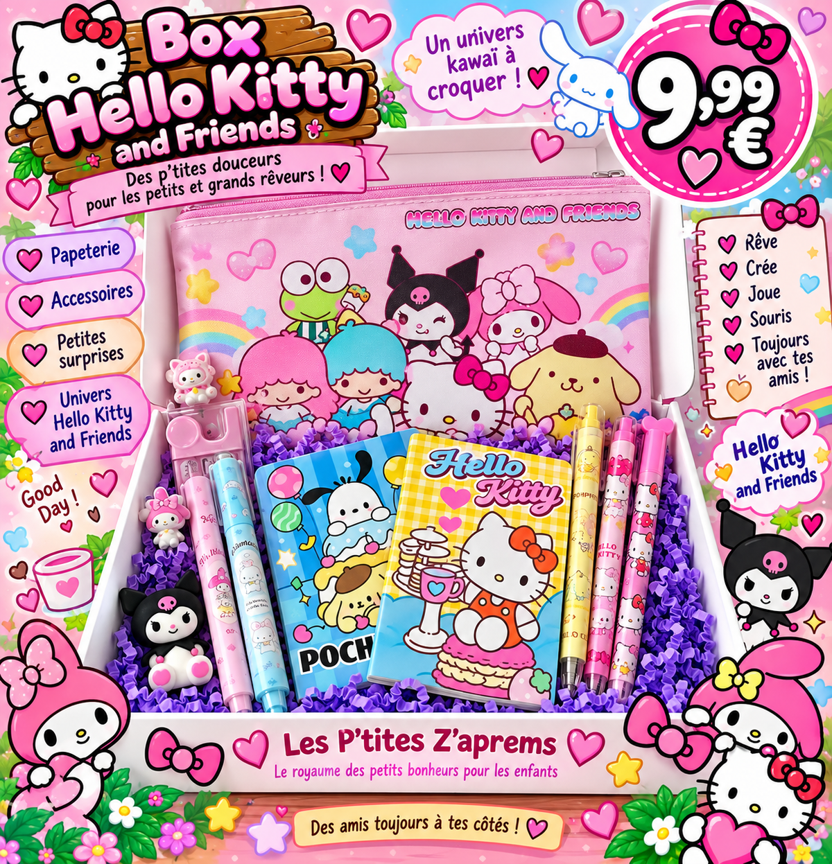 Box Hello Kitty and Friends