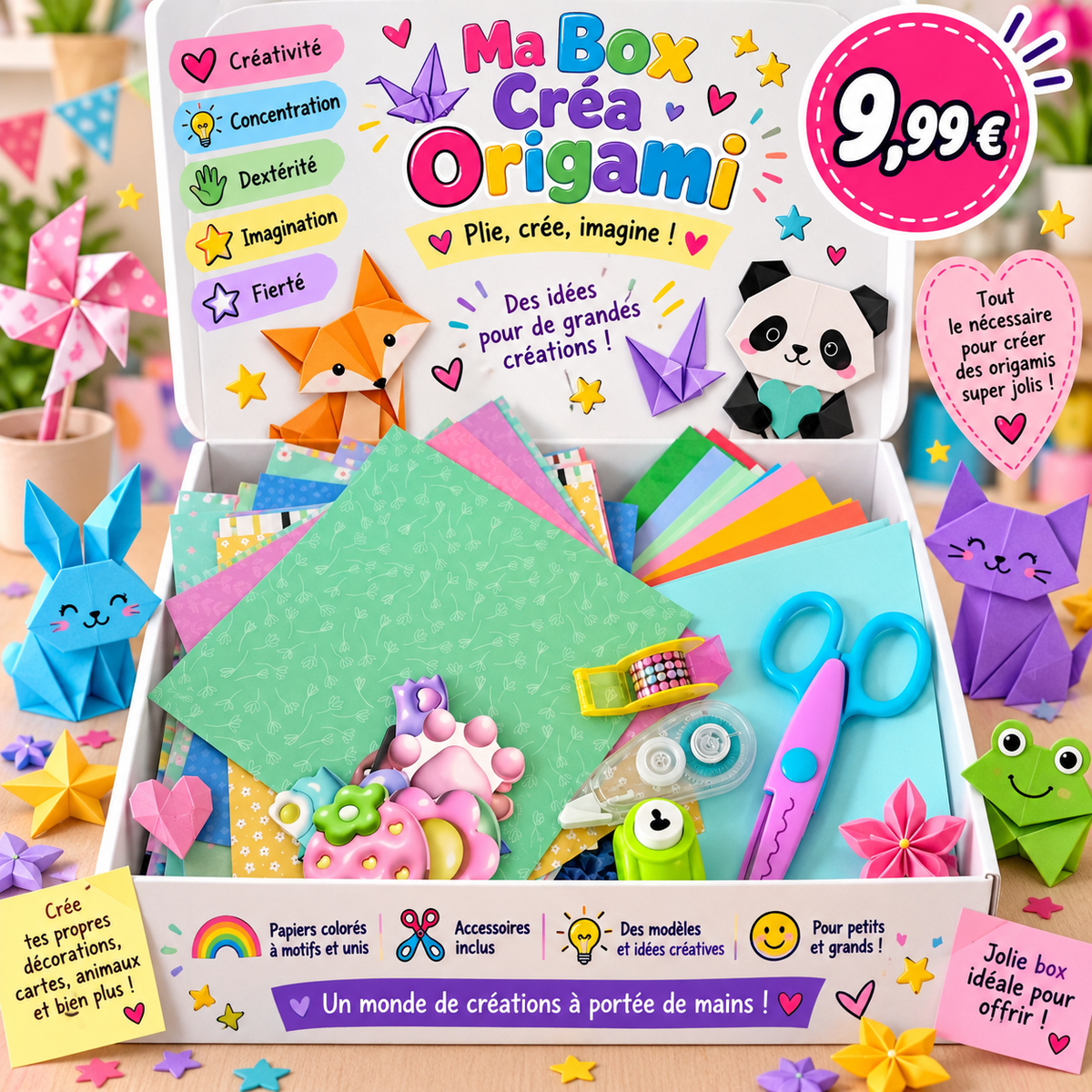 Box créa origami