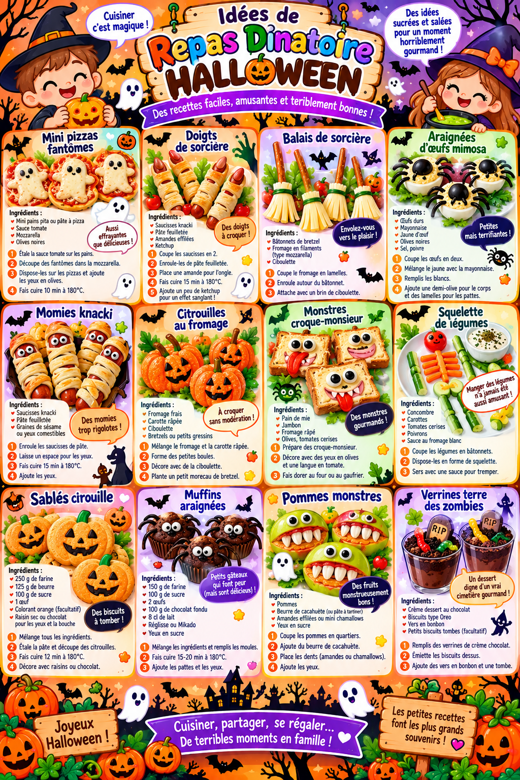 Repas dinatoire Halloween