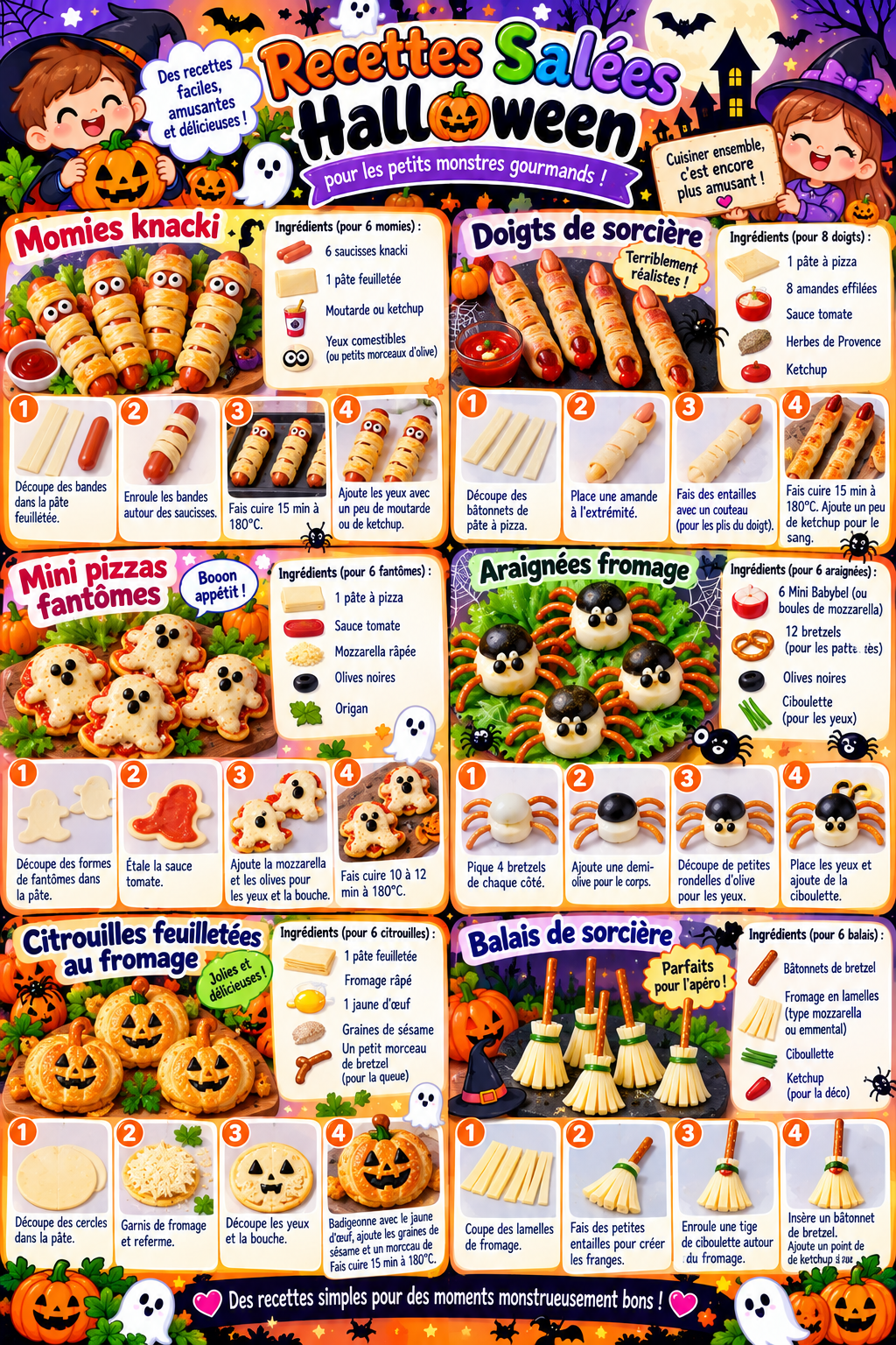 Recettes salées Halloween