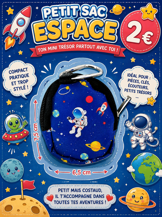 Petit sac porte clés Espace