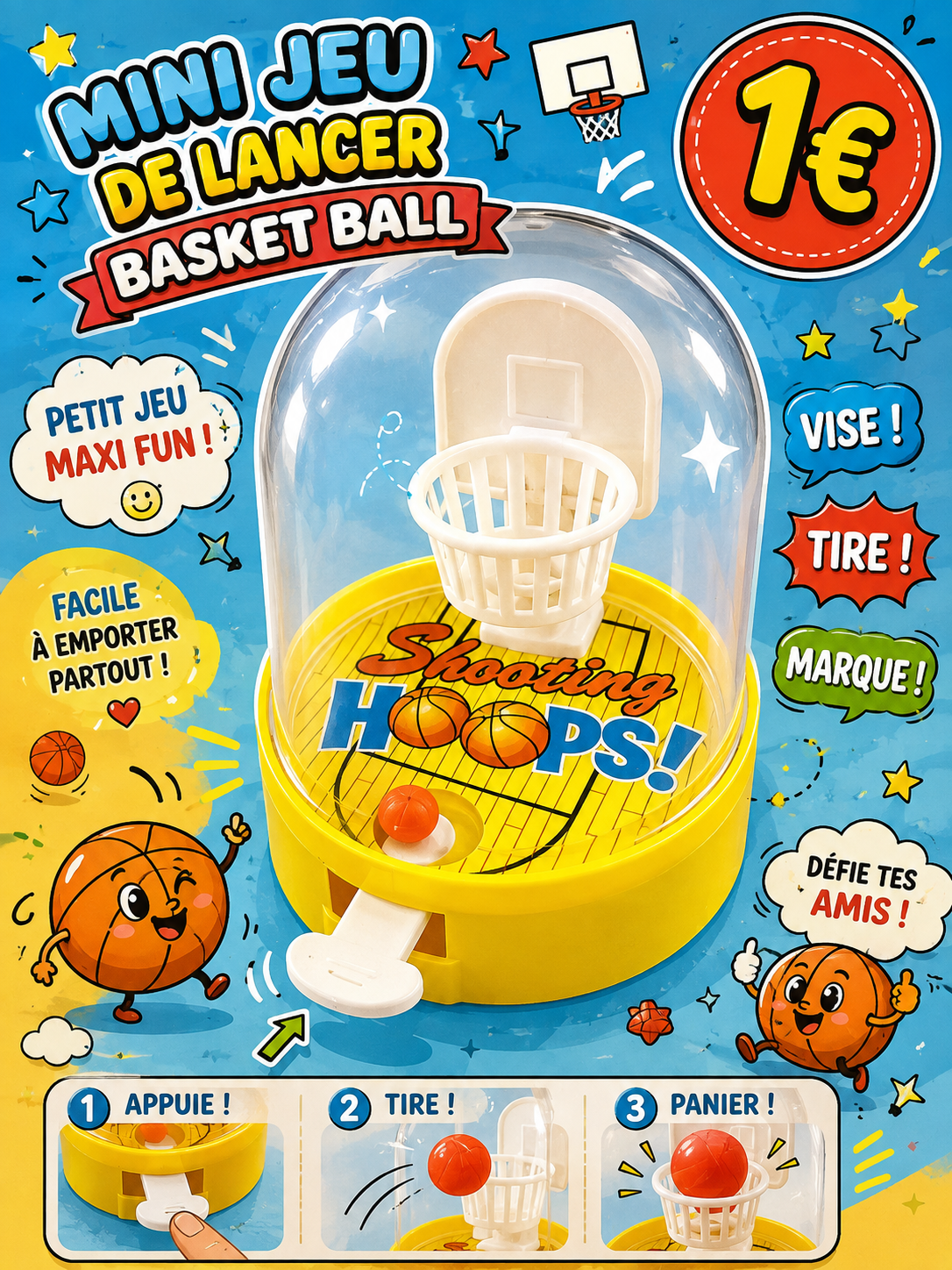 Mini jeu de lancer Basket ball