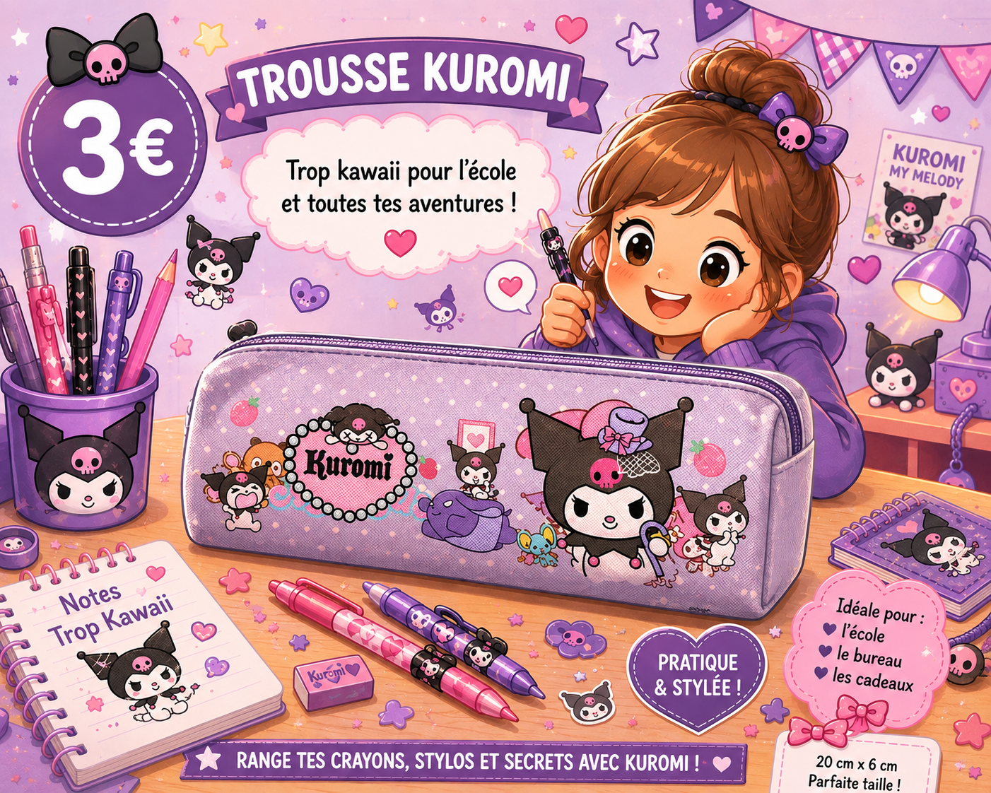 Trousse Kuromi
