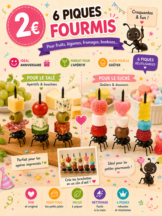 6 piques Fourmis