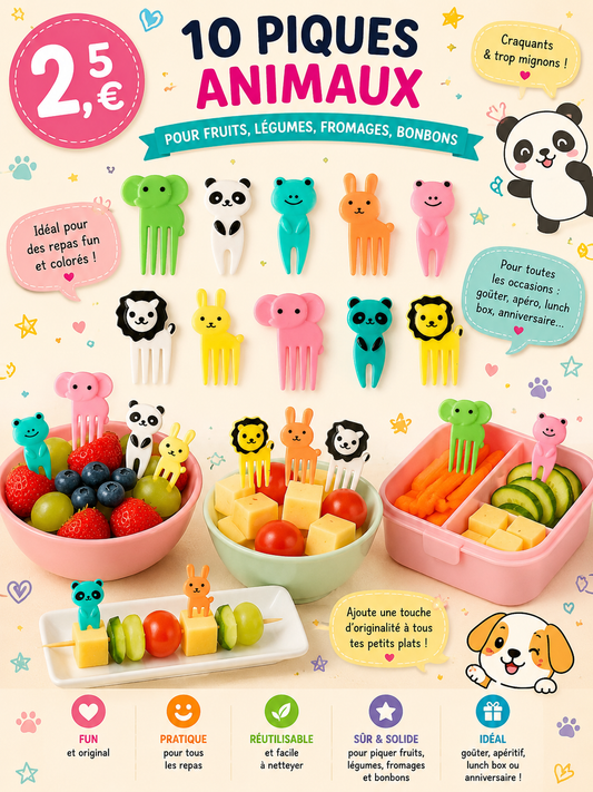 10 piques animaux
