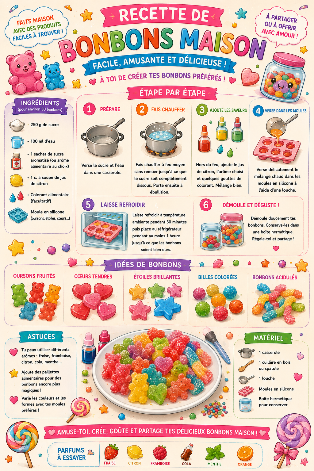 Recette Bonbons maison