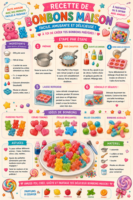 Recette Bonbons maison