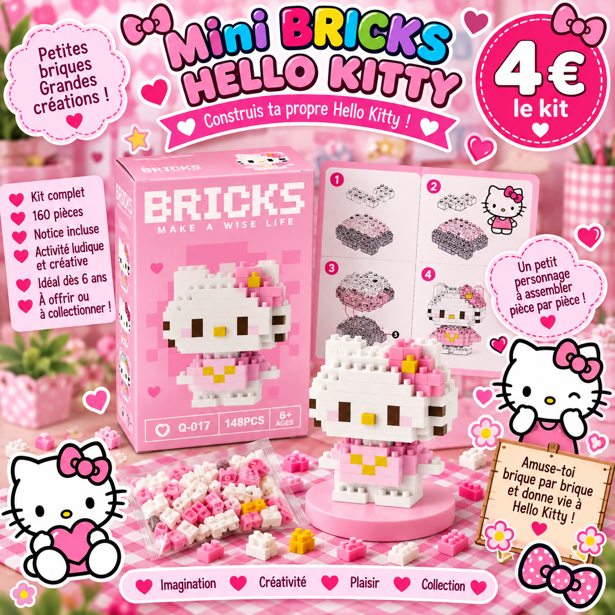 Mini bricks Hello Kitty