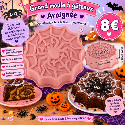 Grand moule silicone Araignée