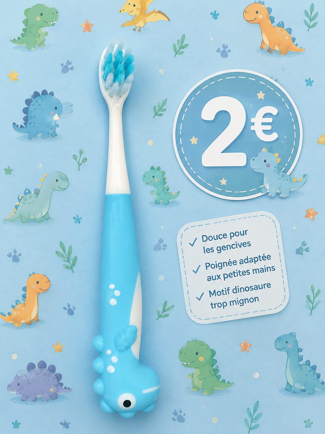 Brosse à dents Dinosaure
