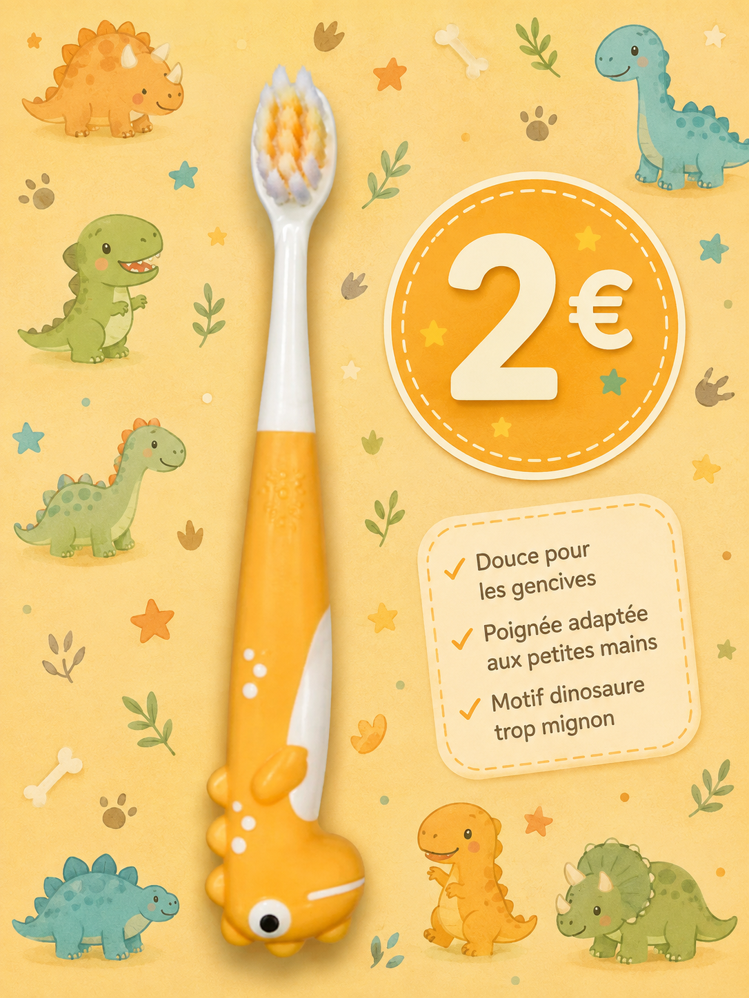 Brosse à dents Dinosaure