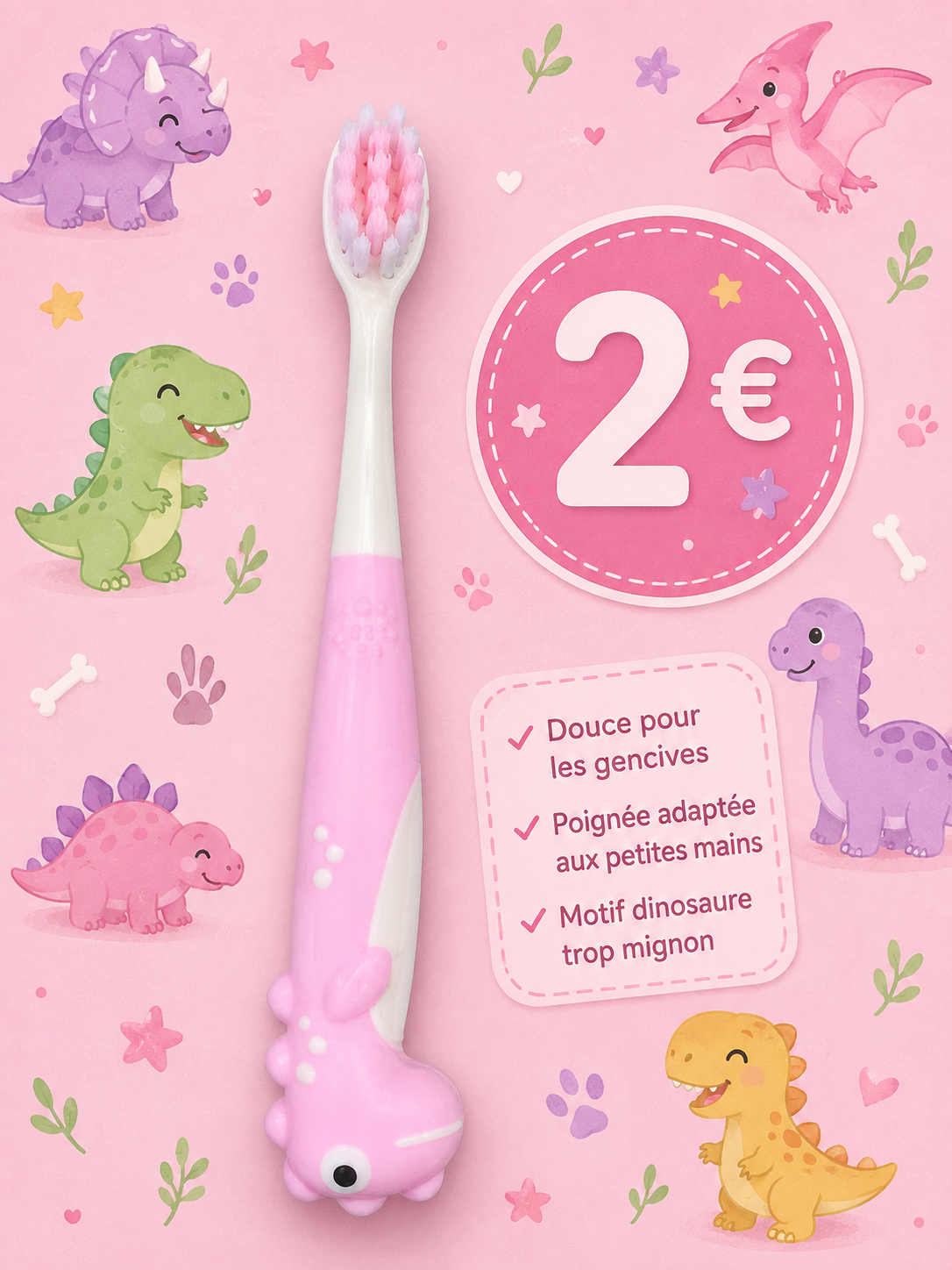 Brosse à dents Dinosaure