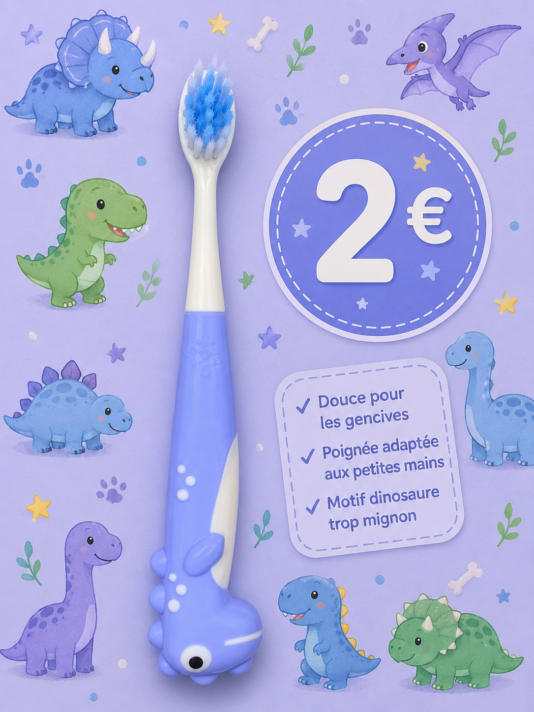 Brosse à dents Dinosaure