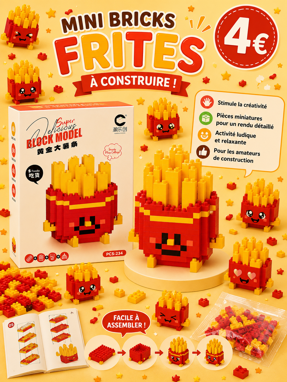 Mini bricks Frites