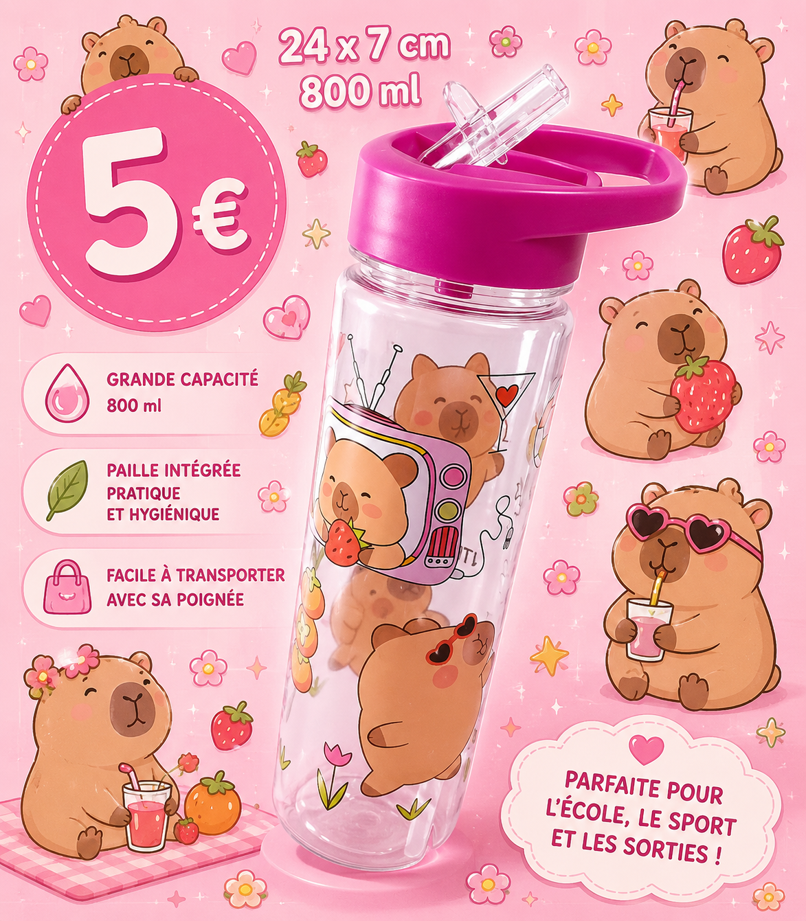Gourde Capybara