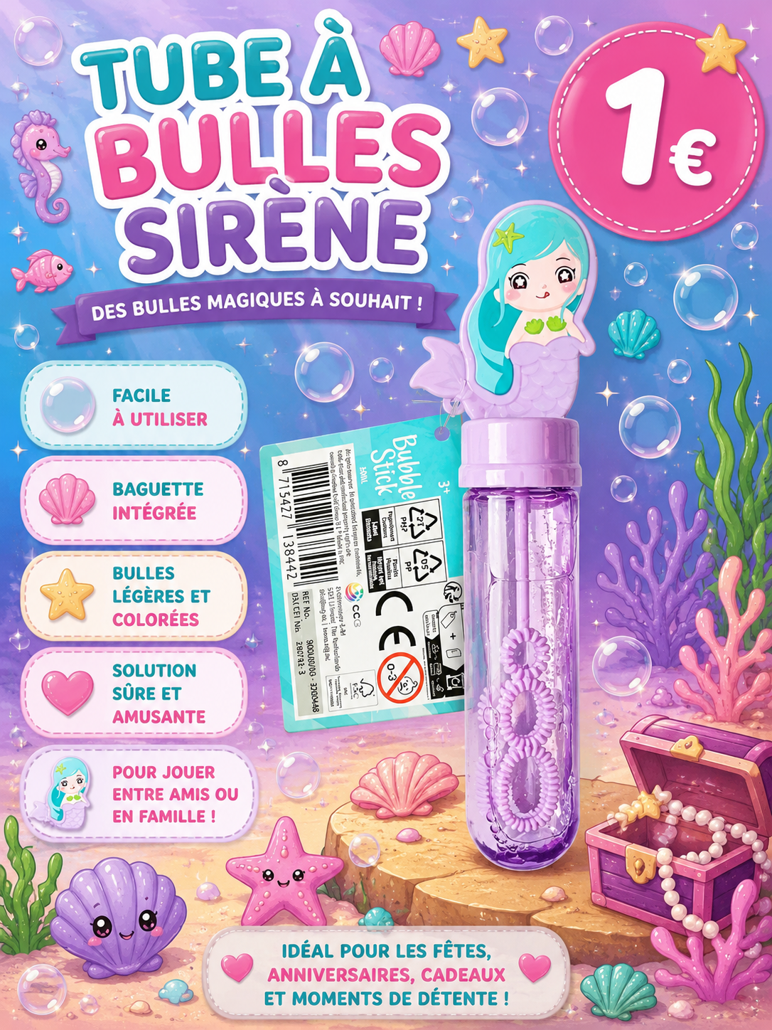 Tube à bulles - Sirène