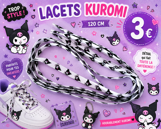 Paire de lacets Kuromi