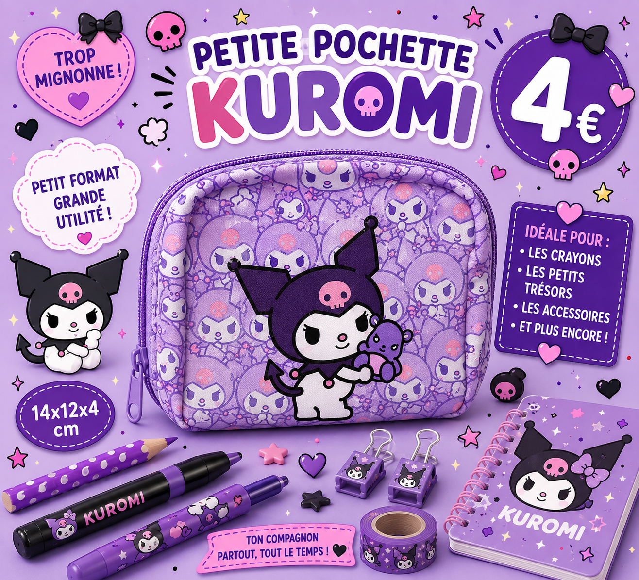 Pochette Kuromi