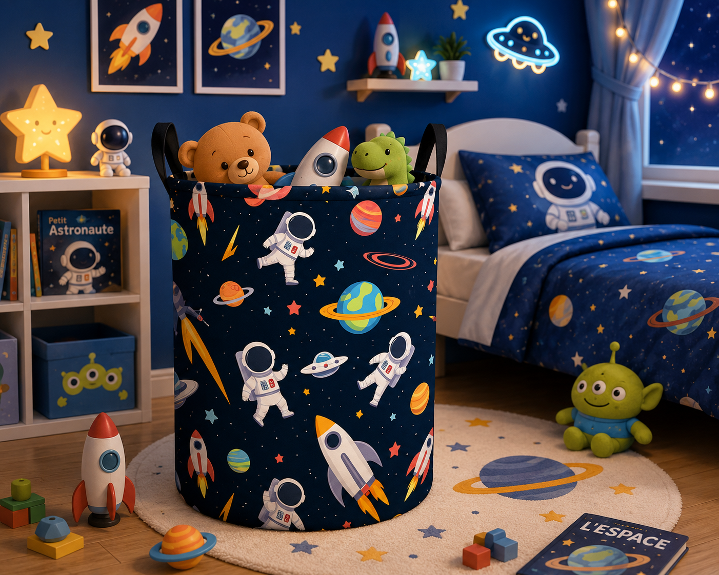 Panier de rangement Espace - Astronautes