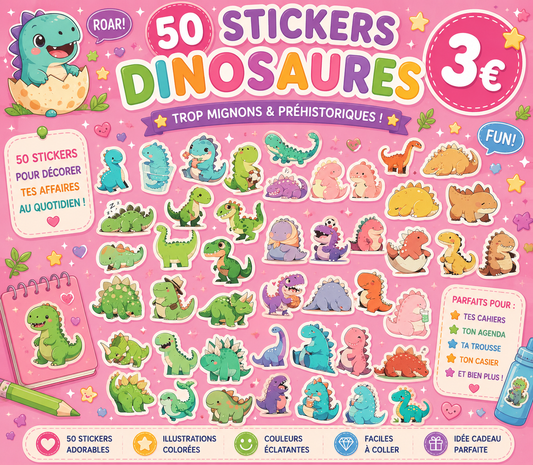 Stickers Dinosaures