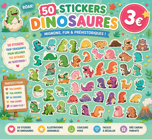 Stickers Dinosaures