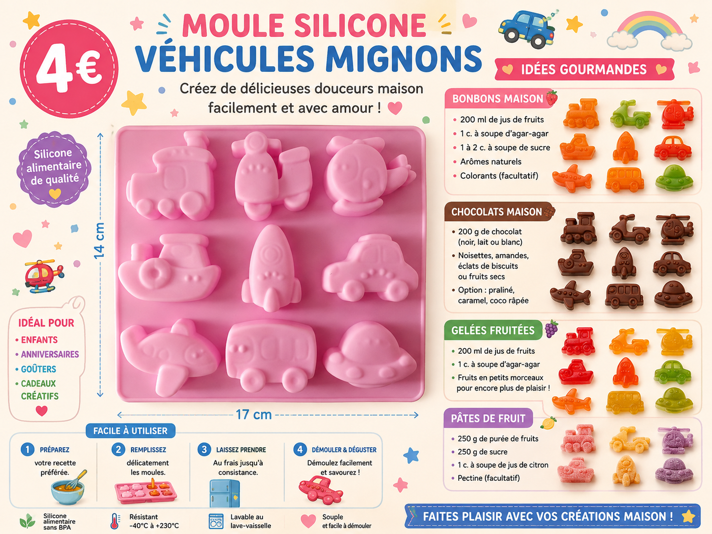 Moule Petits Transports